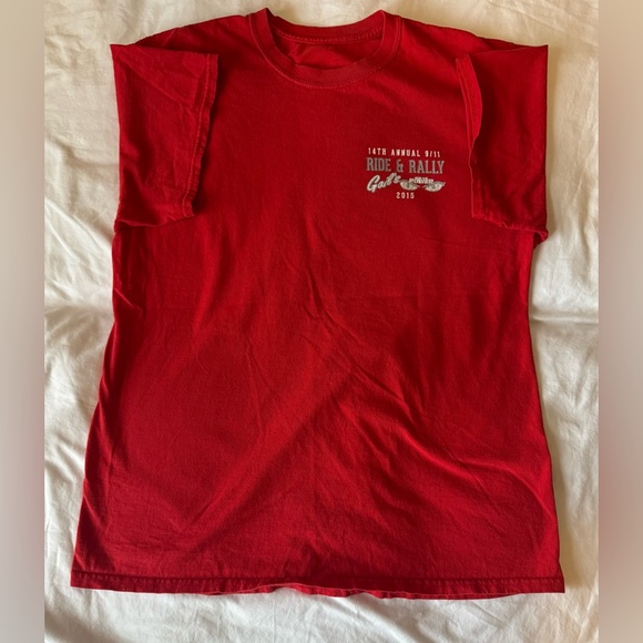 Shirts | 911 Never Forget Ride Rally Kansas City 215 Large Shirt | Poshmark